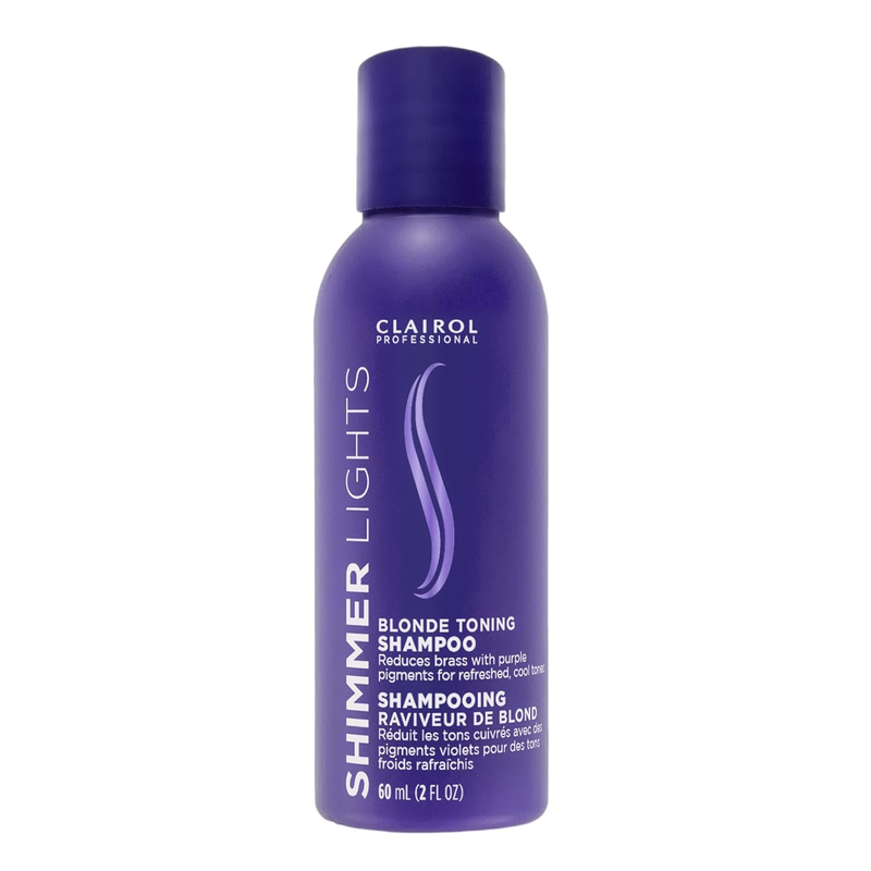 Shimmer Lights Purple Shampoo, 2 Fl. Oz Neutralizes Brass & Yellow Tones for Blo