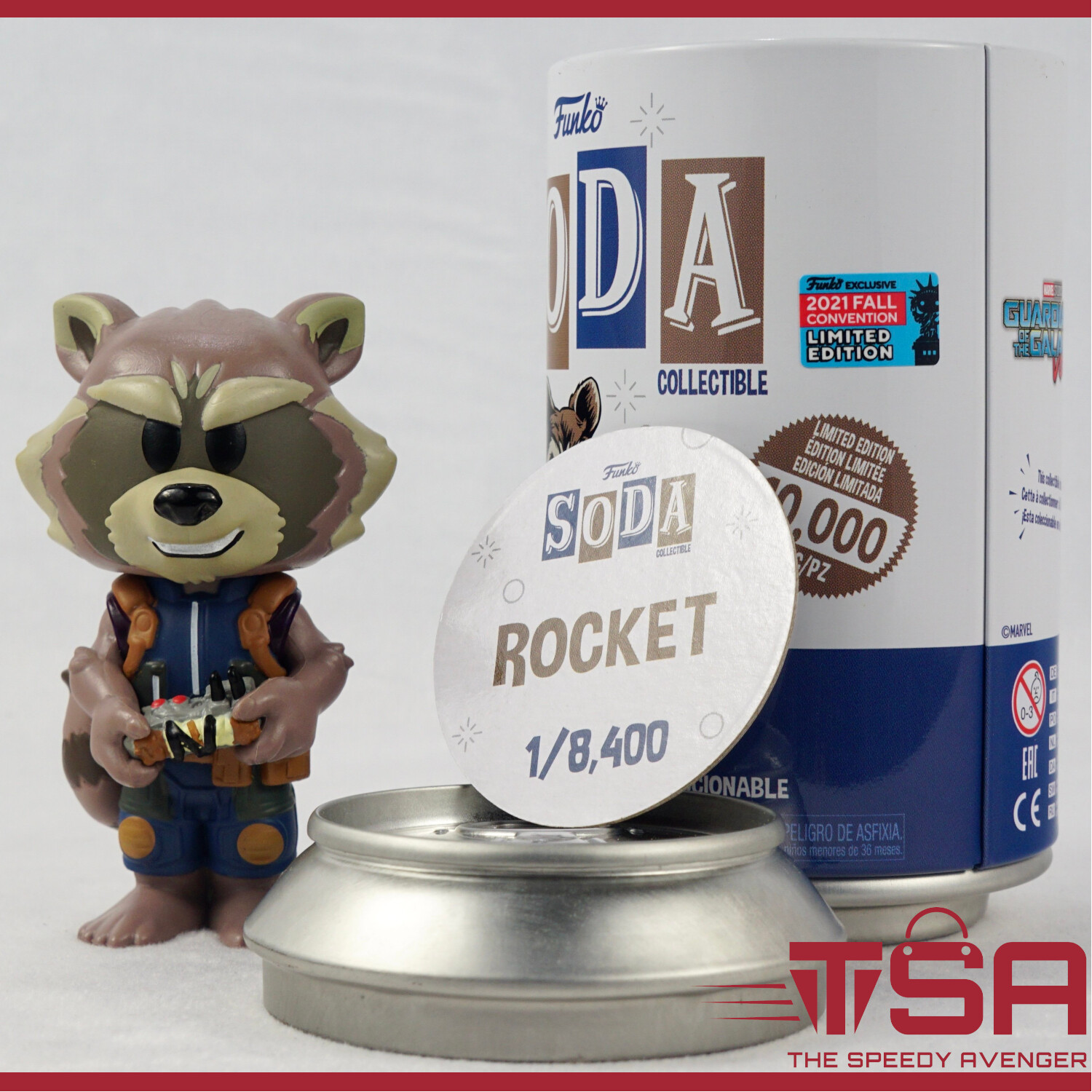 Funko Soda Figure ROCKET - Guardians of the Galaxy Marvel MCU LE 10000 NYCC 2021