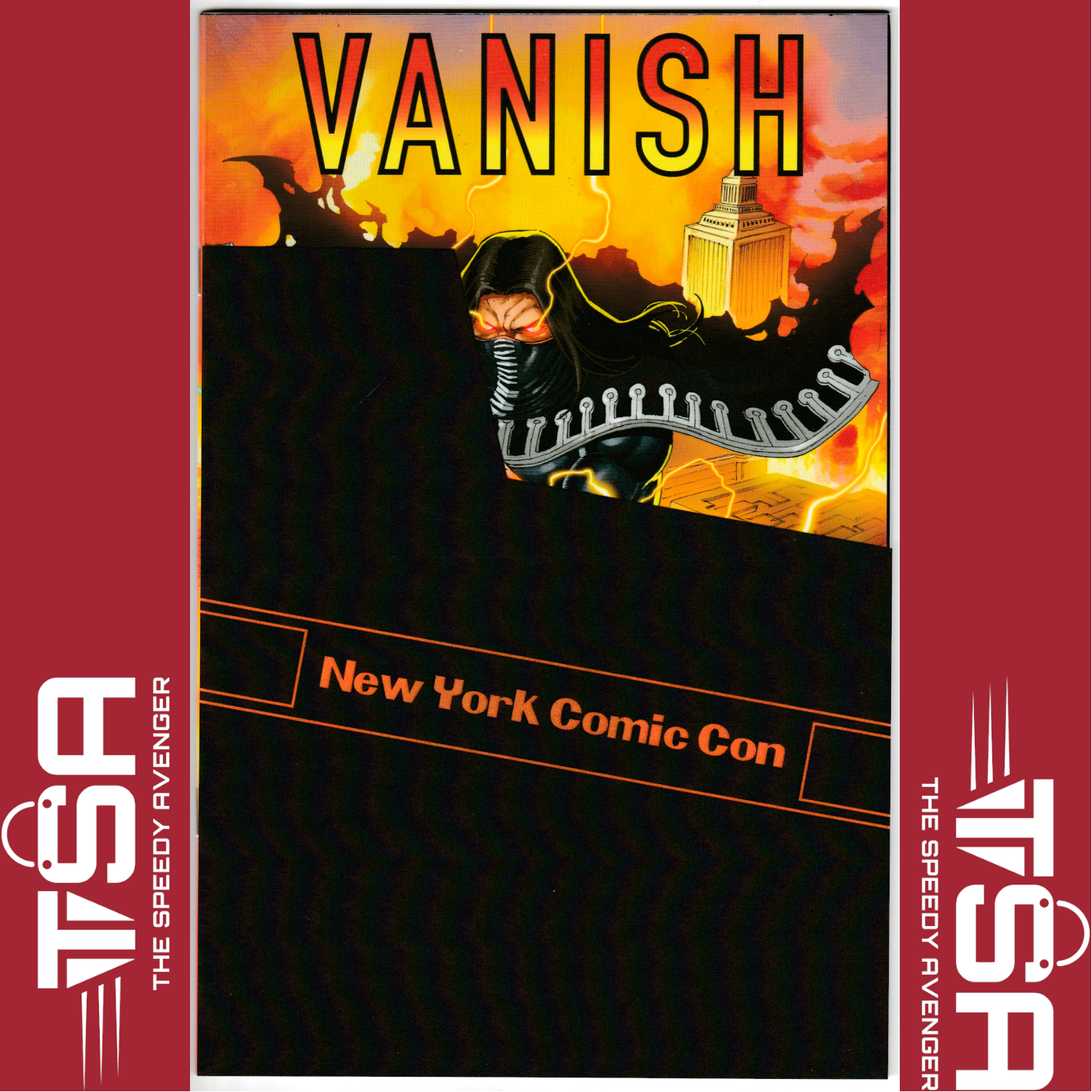 VANISH #1 Sajad Shad Ninja Gaiden Homage NYCC 2022 with 'Nintendo' Slip-Cover