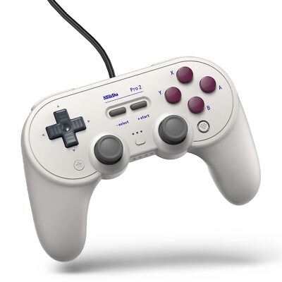 8BitDo Pro 2 Wired Controller for Switch, Windows, Steam Deck & Raspberry Pi