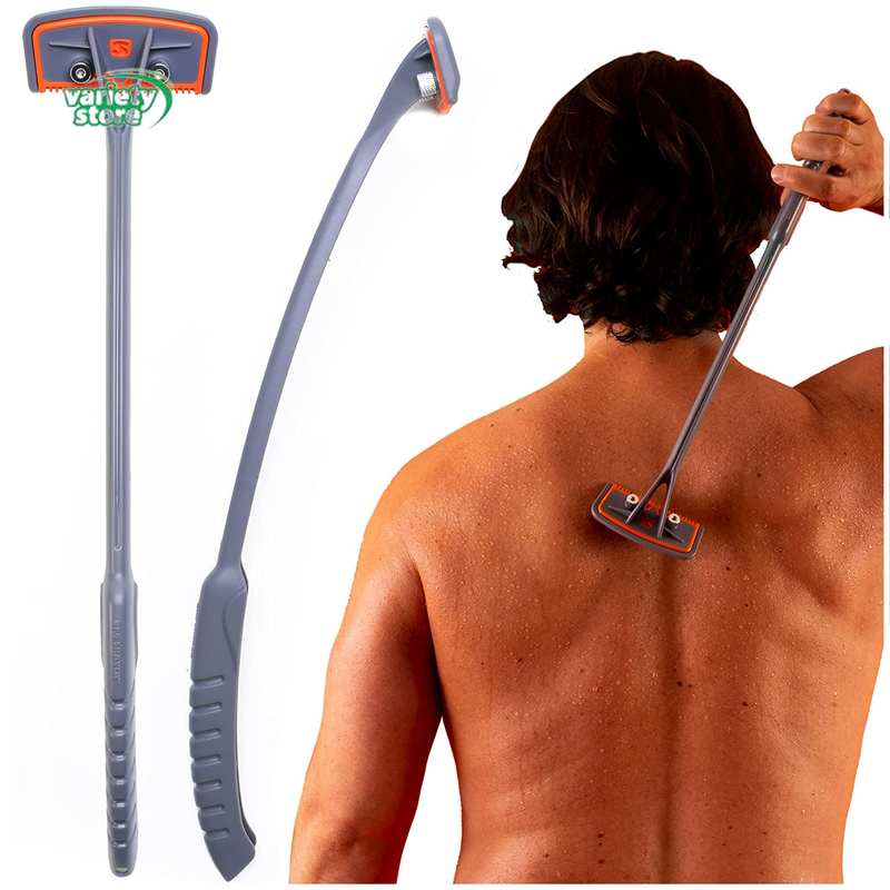 - Body Hair Trimmer For Men. Diy Back Shavers. 2 Shave Settings