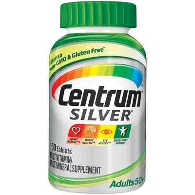 Centrum Silver Vitamin D3 Age 50+ Adult Multivitamin/Multimineral Supp. 150 tabs