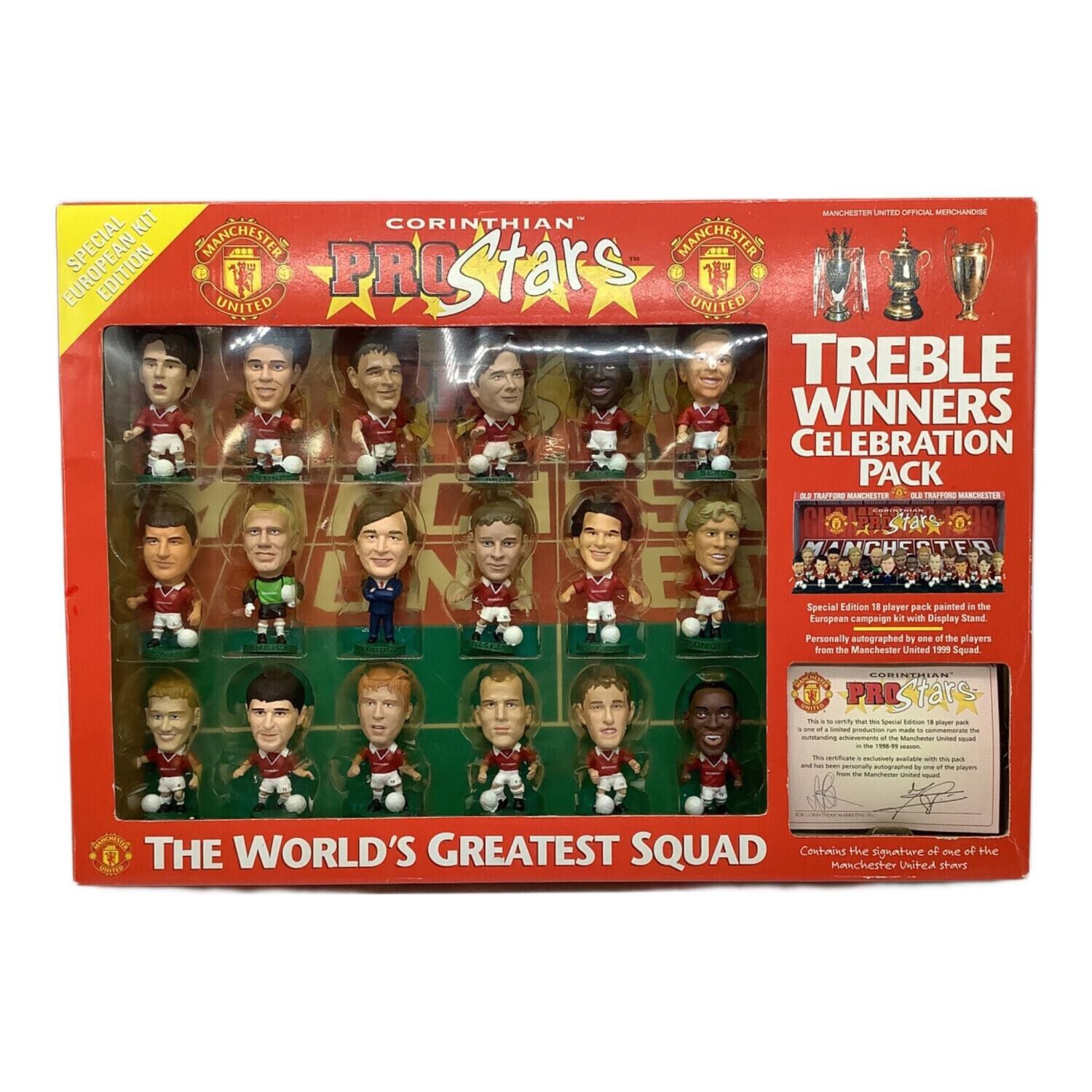Manchester United ProStars XI 3体セット Corinthian Pro Stars Manchester United Treble Winners