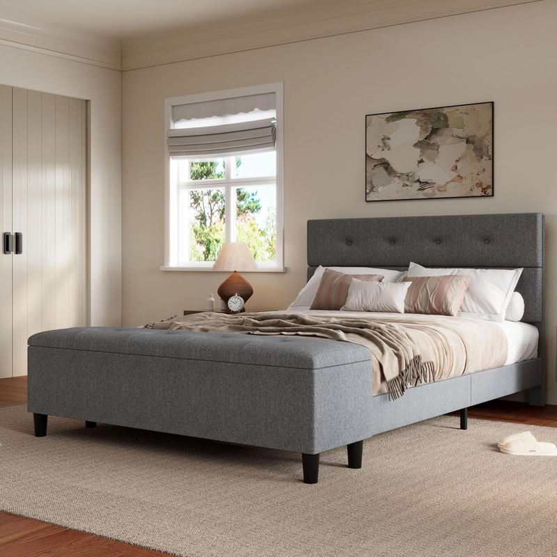 +ottoman Bench, Large Storage Space, Stylish Comfort