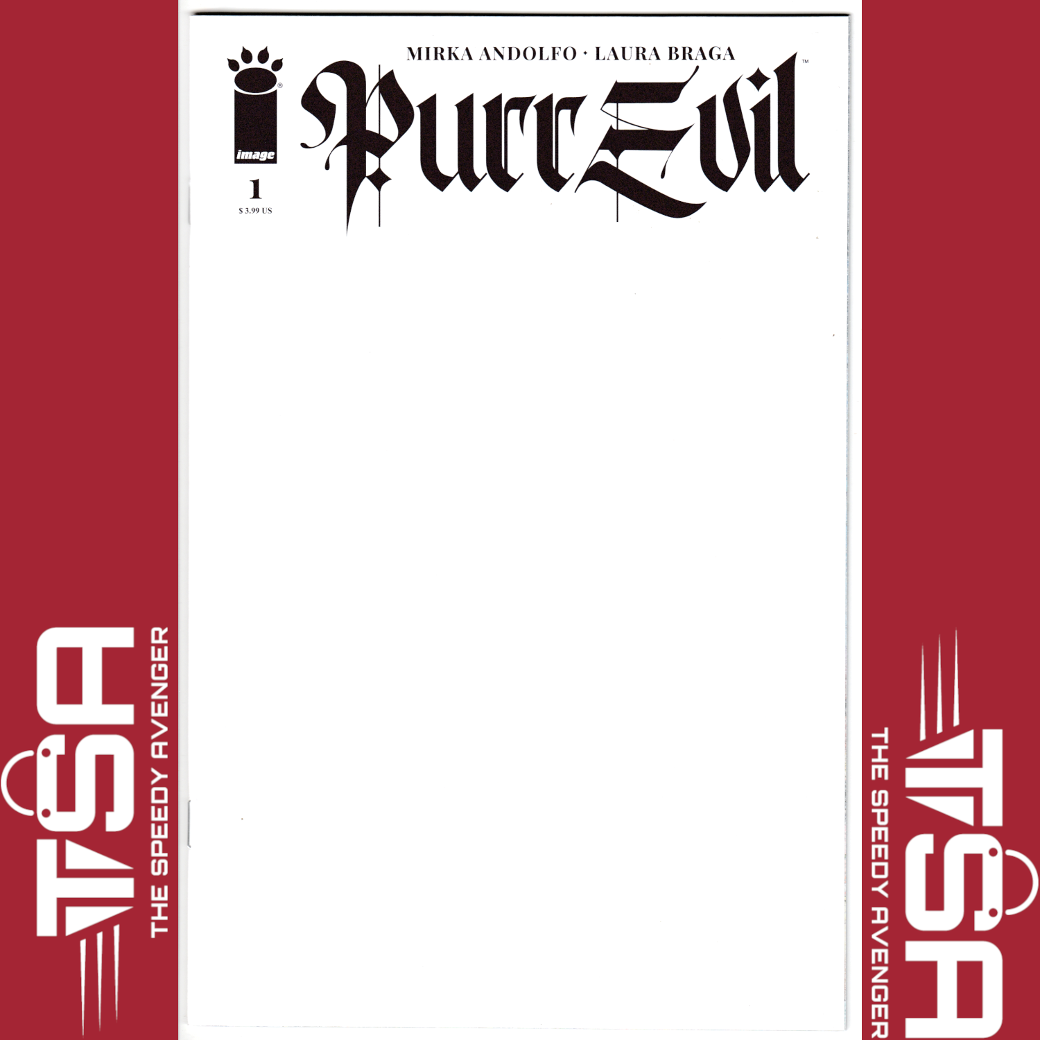 PURR EVIL #1 Blank Sketch Variant Image Comics Miniseries 2023 Mirka Andolfo