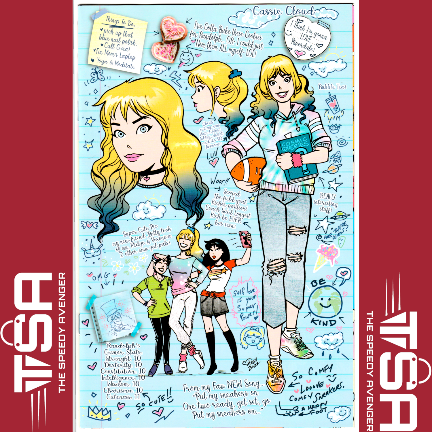 ARCHIE'S VALENTINE'S SPECTACULAR 2023 #1 Holly G SIGNED! Cassie Cloud's Journal