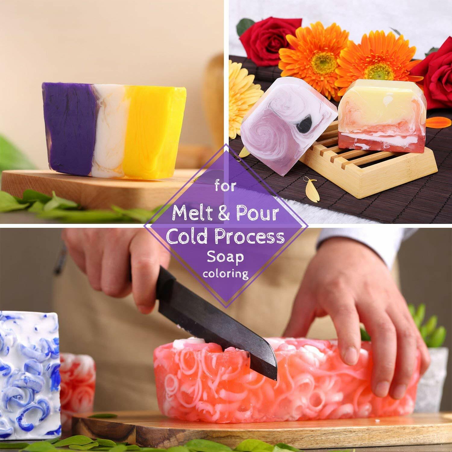 Mica Powder Pure 23 Color Total 230G Epoxy Resin Pigment W Spoon 10G X