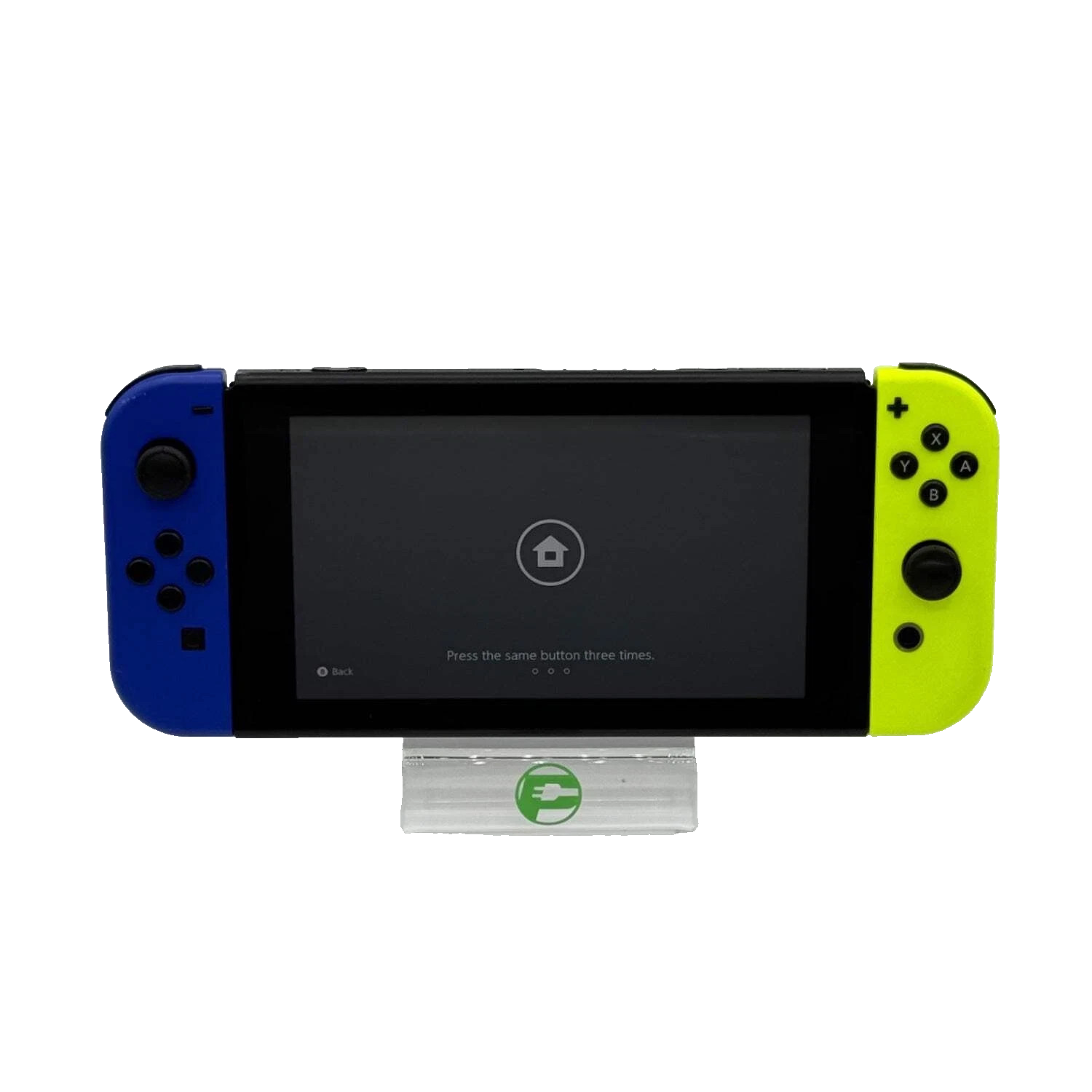 Nintendo Switch Video Game Console HAC-001 Blue/Neon Yellow