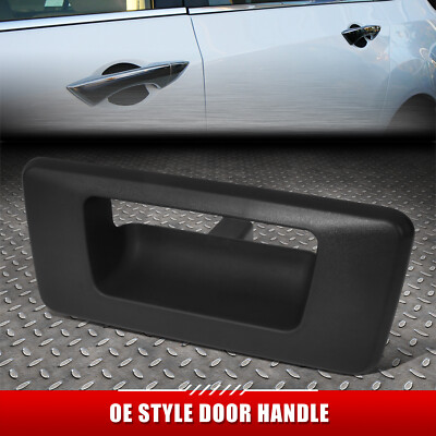 ДЛЯ 09-10 HUMMER H3T ЧЕРНЫЙ ТЕКСТУРИРОВАННЫЙ ВНЕШНИЙ ОБОДОК РУЧКИ ЗАДНЕЙ ДВЕРИ БАГАЖНИКА