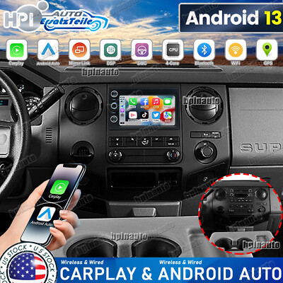 For 2006-2014 Ford F-250 F-350 Super Duty 7'' Carplay Android 13 Stereo Radio GPS