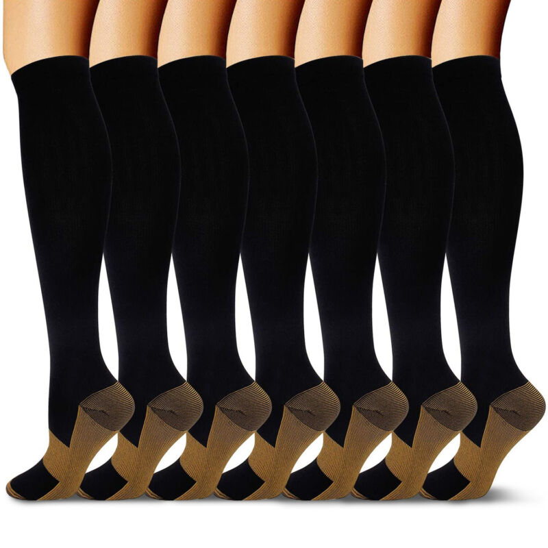 Compression Socks Stockings Knee High Medical 20-30 Mmhg For Men Women
