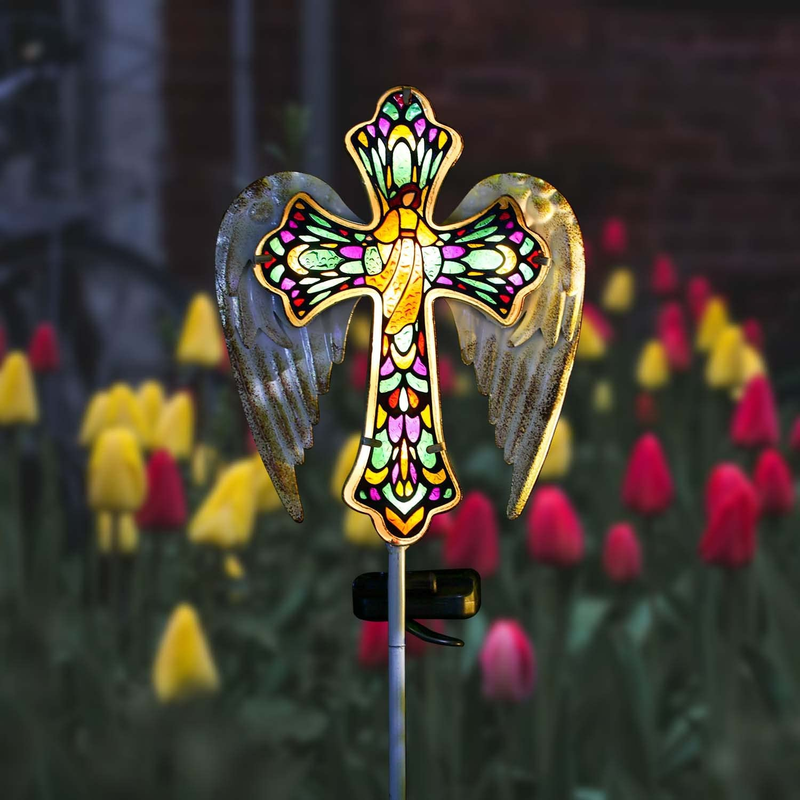 Grave Decorations For Cemetery Memorial Gifts,solar Garden