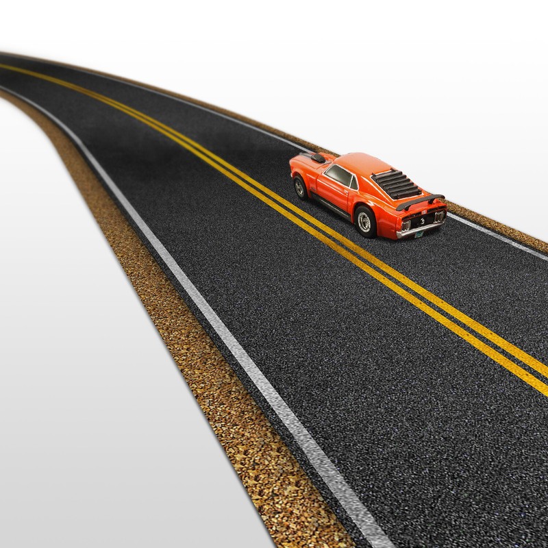 1/64 Scale Real Roads Set Fits Matchbox Roadway, Hot Wheels,