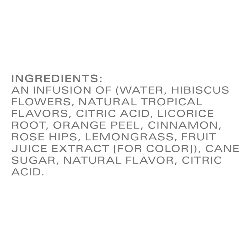 Iced Passion Herbal Tea Concentrate, Caffeine-Free, Served Iced, 32Oz