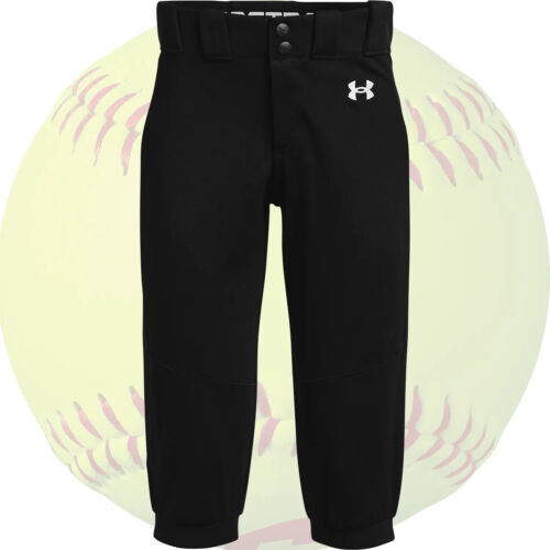 Under Armour Girls Softball Baseball Pants - White, Black or Navy Blue #1375667
