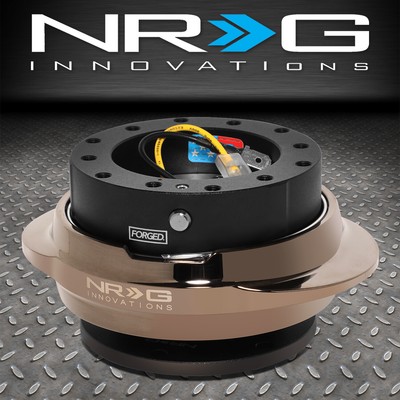 БЫСТРОРАЗЪЕМНЫЙ АДАПТЕР РУЛЕВОГО КОЛЕСА NRG SRK-220BKC GEN 2.2 С ЧЕРНЫМ ХРОМИРОВАННЫМ КОЛЬЦОМ