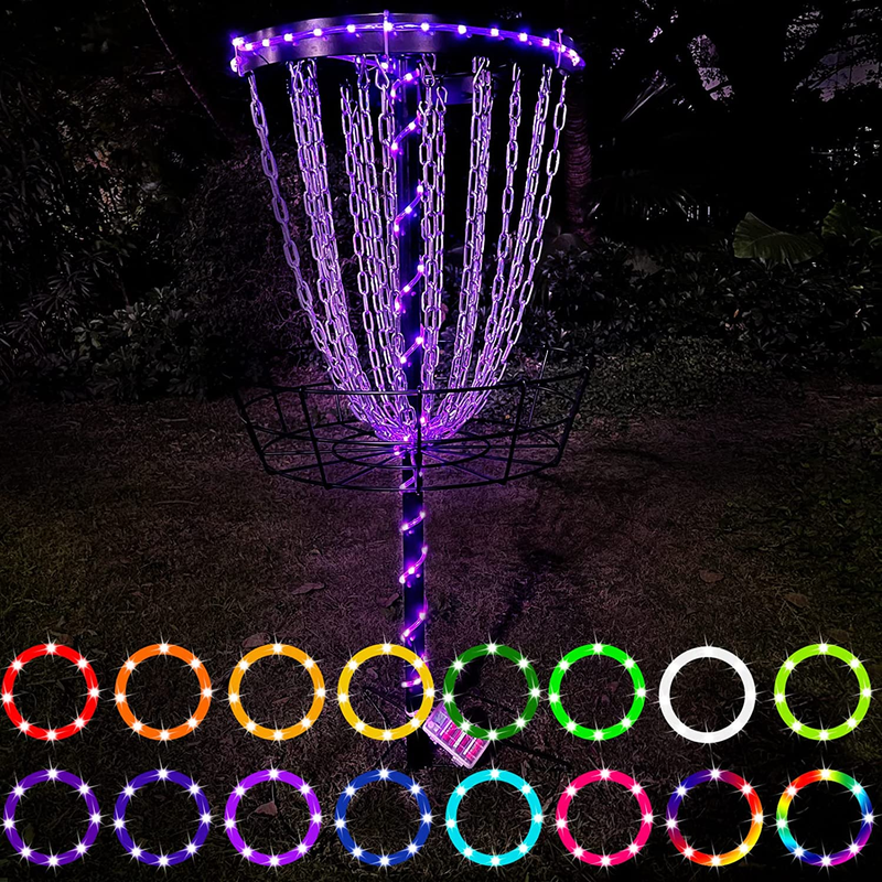 Lights, Remote Control Disc Golf Rim Light For Disc Golf Basket, C