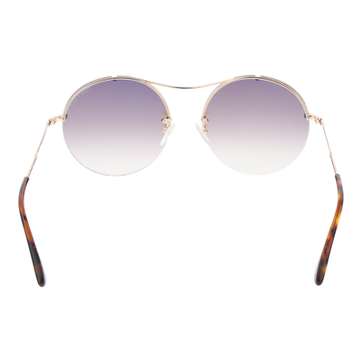 Pre-owned Tom Ford Sunglasses Ft0565 28f 58mm Veronique - Gold/brown Gradient Round Full R