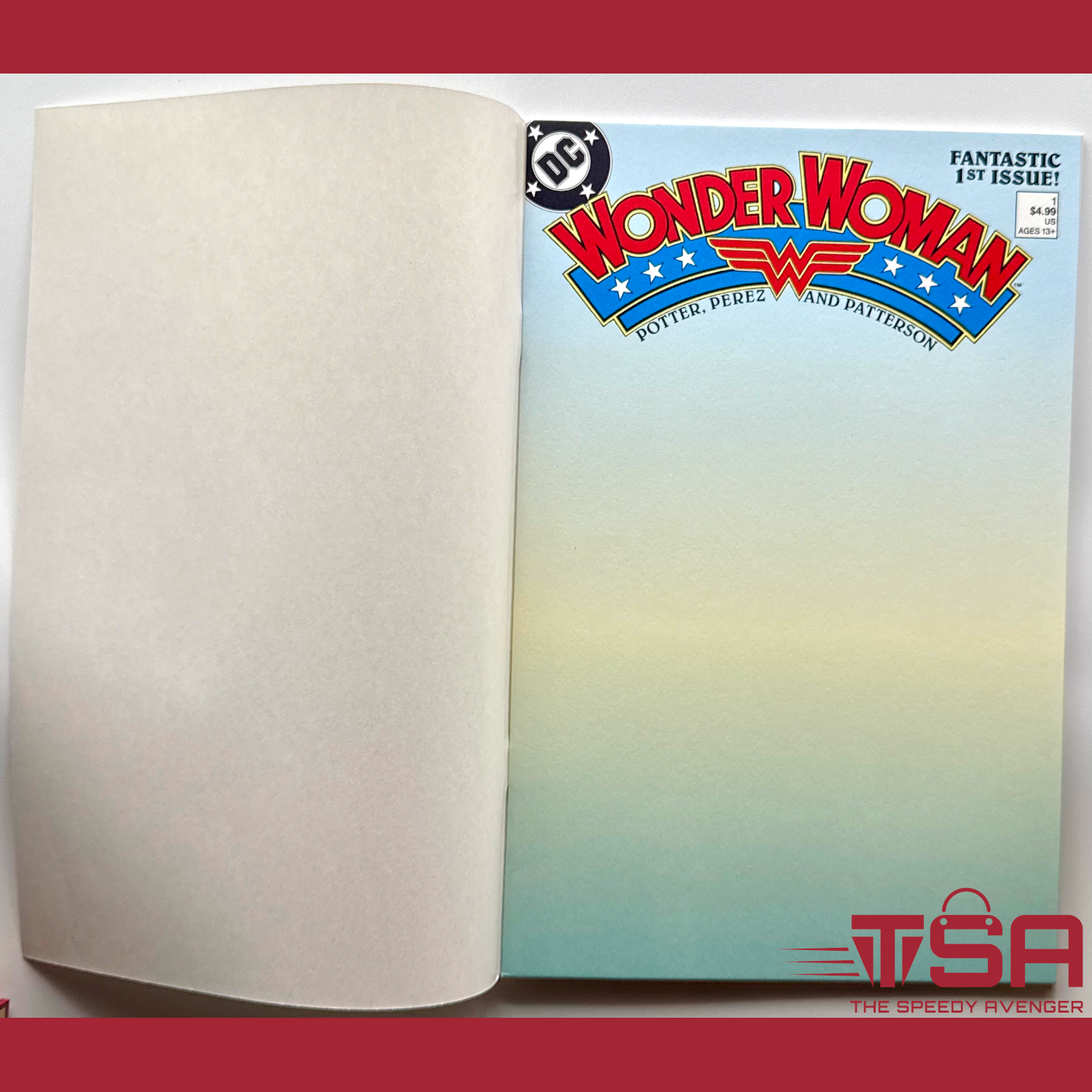 WONDER WOMAN #1 (Vol 2) 2023 Blank Sketch Variant DC Comics George Pérez