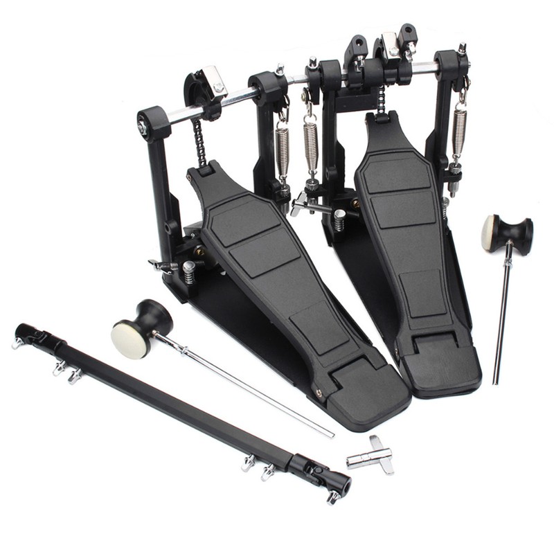 Professional Double Kick Bass Drum Pedal Single Chain DP Dual Sided
