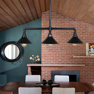 Farmhouse Kitchen Light Fixtures Rustic Pool Table Lights Dining