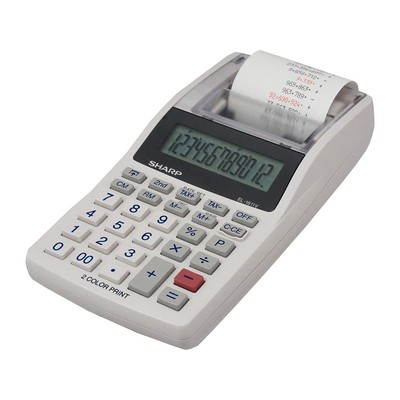 Sharp EL-1611V 12-Digit Desktop Calculator Gray (EL1611V)