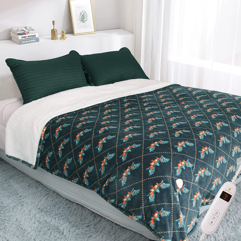 Ramesses Ramesses Electric Blanket Throw, Single Control with 10 Heating Levels