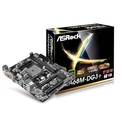 ASRock Micro ATX DDR3 1066 Motherboards FM2A68M-DG3+