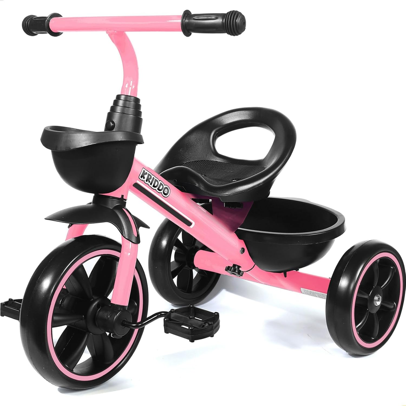 Tricycle for 2-5 Year Olds - Pink Toddler Trike with Gift for ...