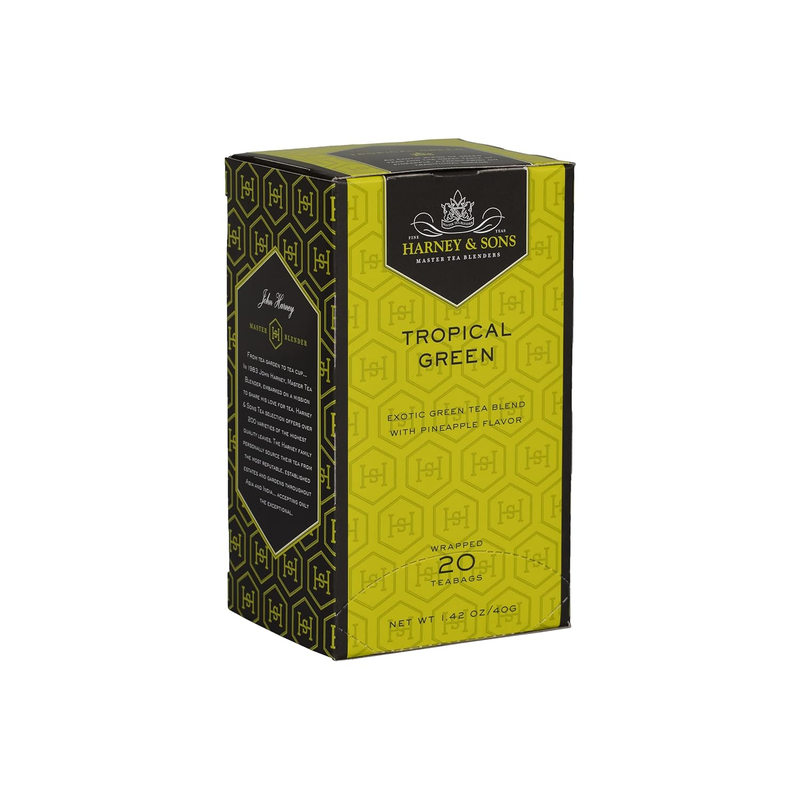 Harney & Sons Tropical Green Premium Tea, 20/BX