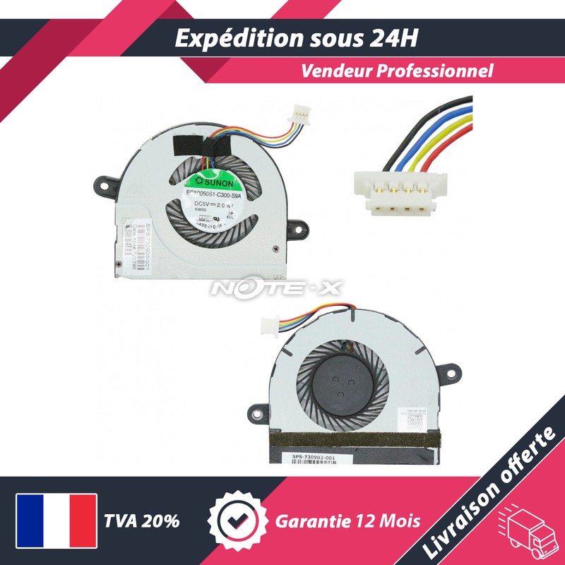 Ventilateur Cpu Fan Pour Hp Pavilion 11-E018au 11-E019au 11-E020au 11-E030ea