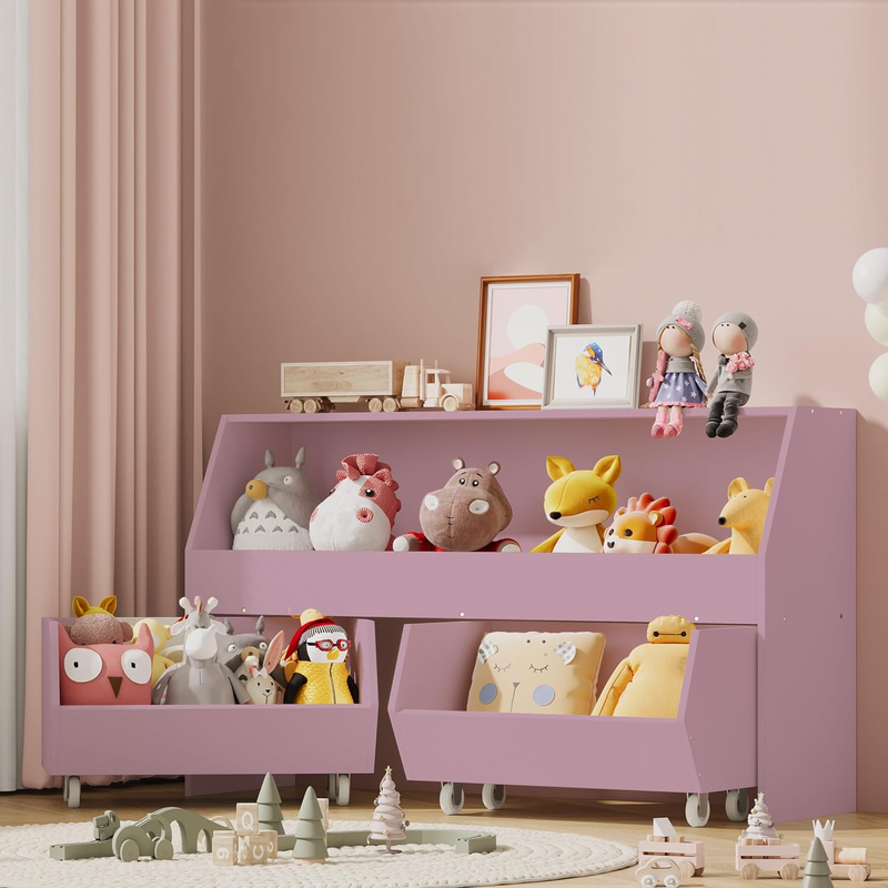 Toy Storage and Organizer for Kid, Boys and Girls Muti-Funct