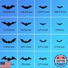 encavy 68Pcs Bat Wall Decor, Halloween Decorations 3D Bats Wall Decor Realistic PVC Bats Stickers for Outdoor DIY Home Decoration Party Supplies