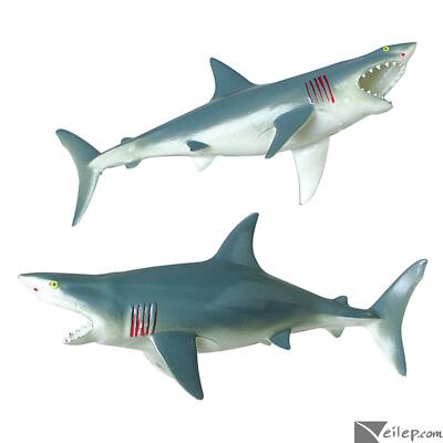 トイガン shark Great White Shark, Museum Quality Plastic Replica 8