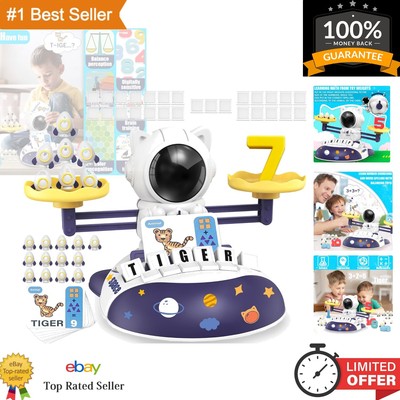 Cool 64-Piece Astronaut STEM Balance Toy - Fun Math Learning for Ages 3-7