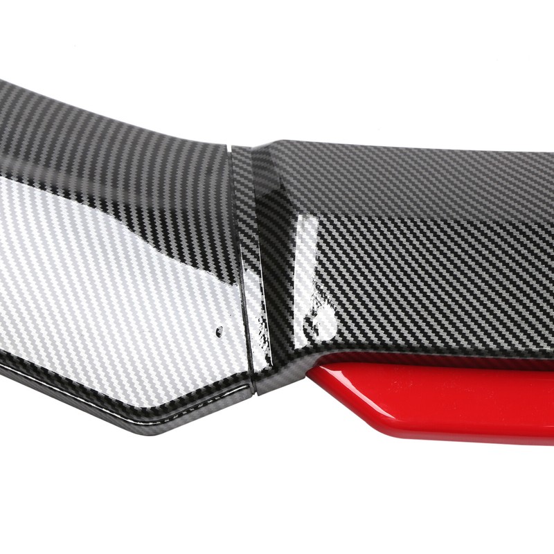 Front Bumper Lip Splitter Carbon Fiber For VW Golf MK5 MK6 MK7 MK7.5 GTI GTD R