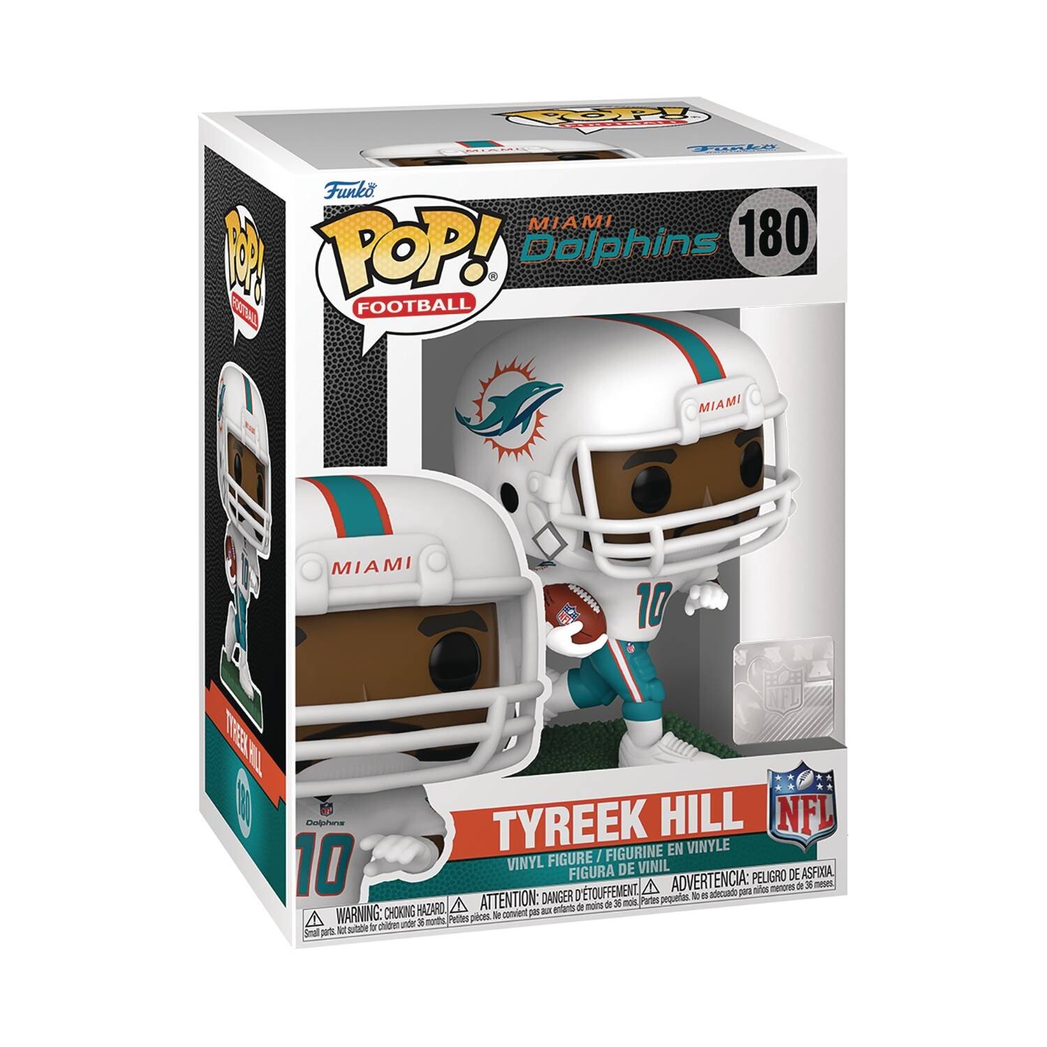 テディ POP POP NFL: Miami Dolphins Tyreek Hill Vinyl Figure by Funko