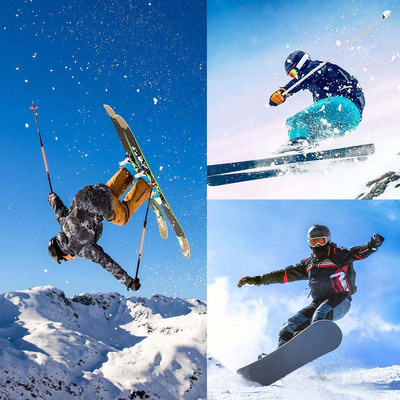 2/3/4 Pack Ski Socks for Men and Women Skiing, Snowboarding, Winter Performance