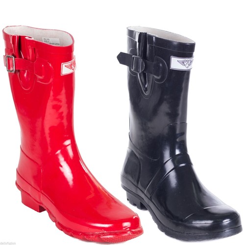 Women's Rubber Rain Boots, 11