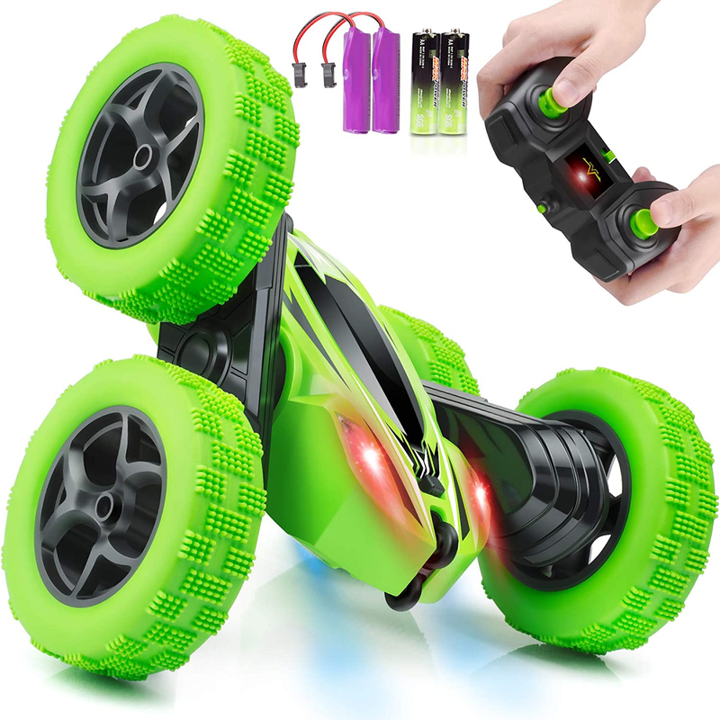 , Orrente Rc Cars Stunt Car Toy, 4wd 2.4ghz Double Sided 360°