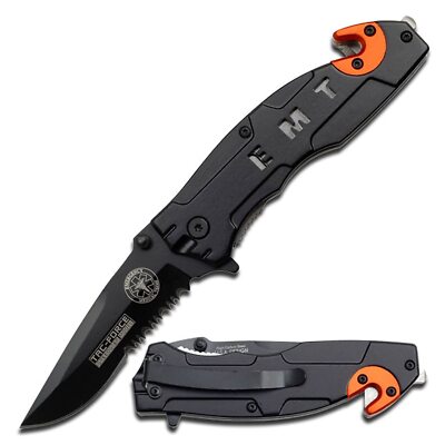 New Tac Force EMT Linerlock A/O Folding Poket Knife TF-525EM