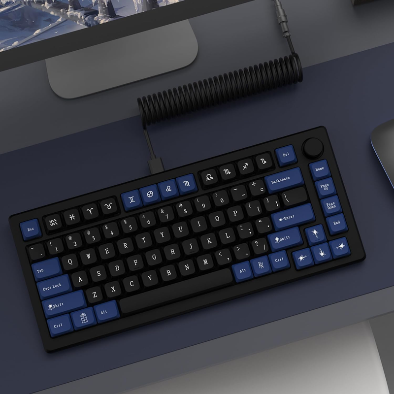 XVX Low Profile Keycaps, PBT Dye Sub Keycaps,