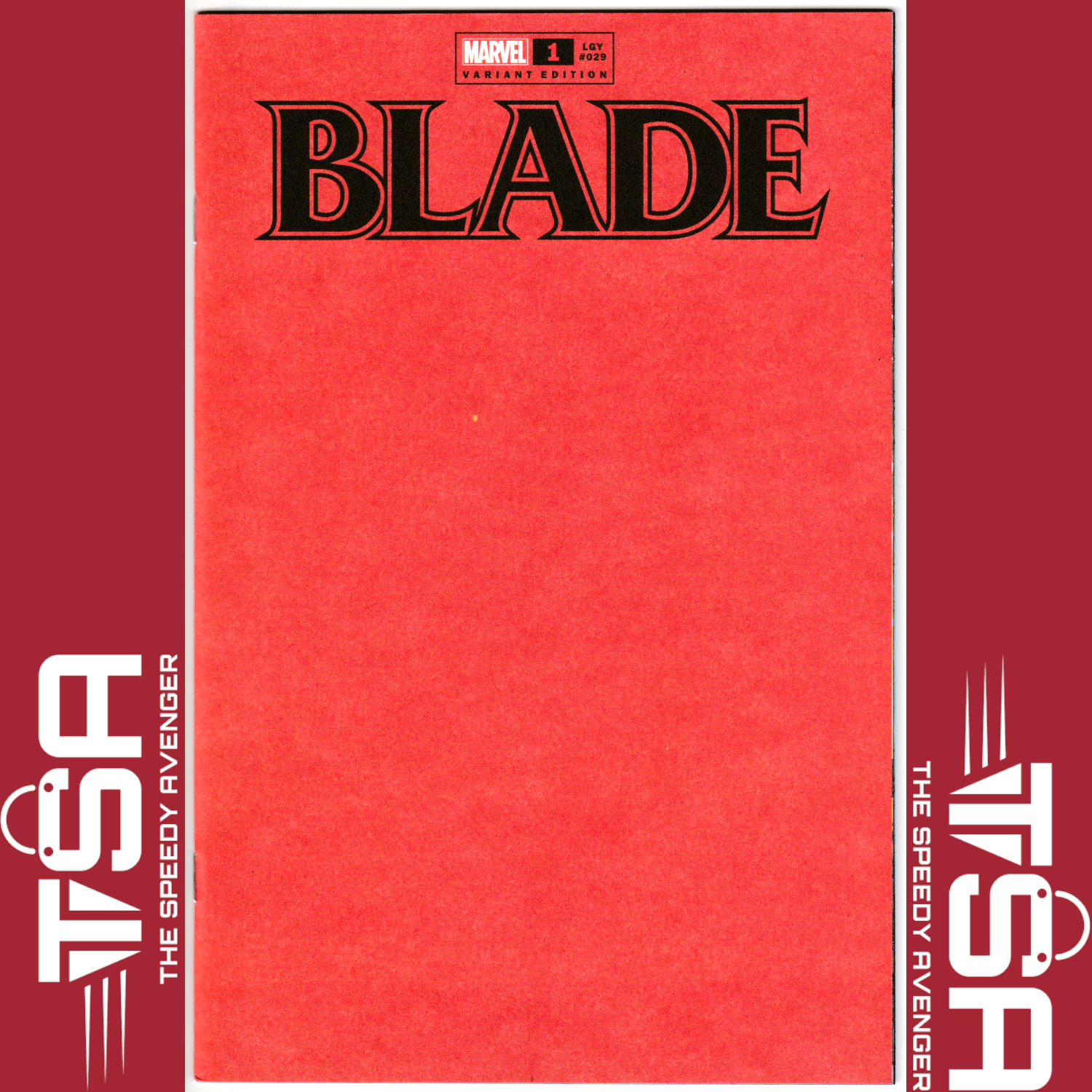 BLADE #1 Blood Red Blank Cover Variant 2023 Marvel First Apps Adana Rotha