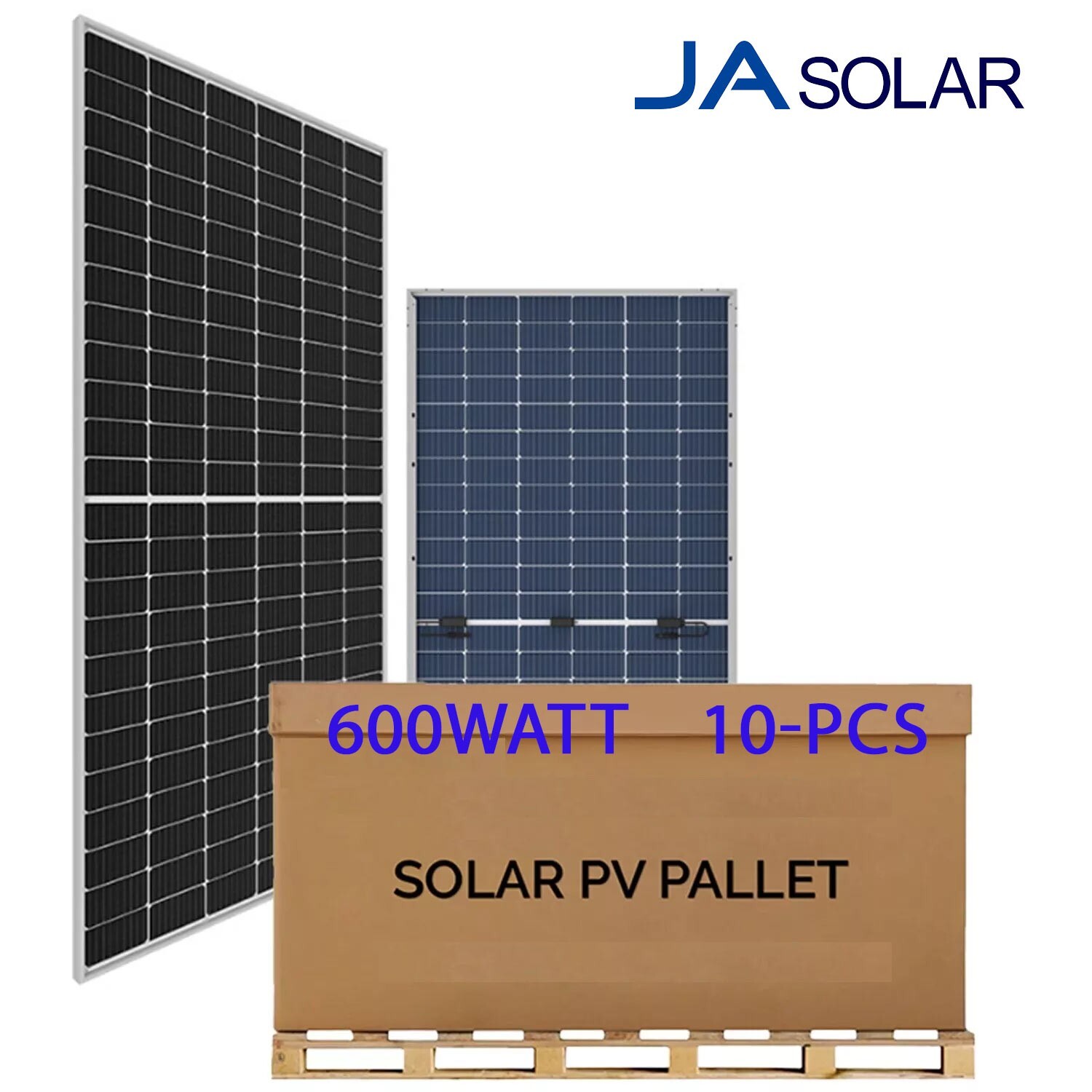 JA Solar Panel 600W Glass Bifacial N-Type Cells
