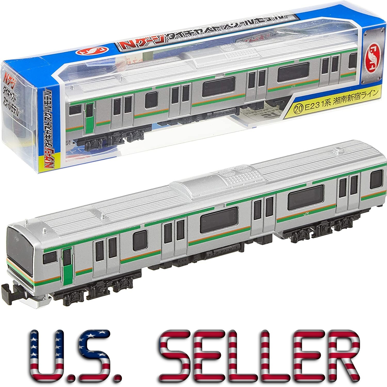 TRANE N Gauge E231 Series JR Train Diecast Model #20 Tokyo TRANE N Gauge E231 Series JR Train Diecast Model #20 Tokyo