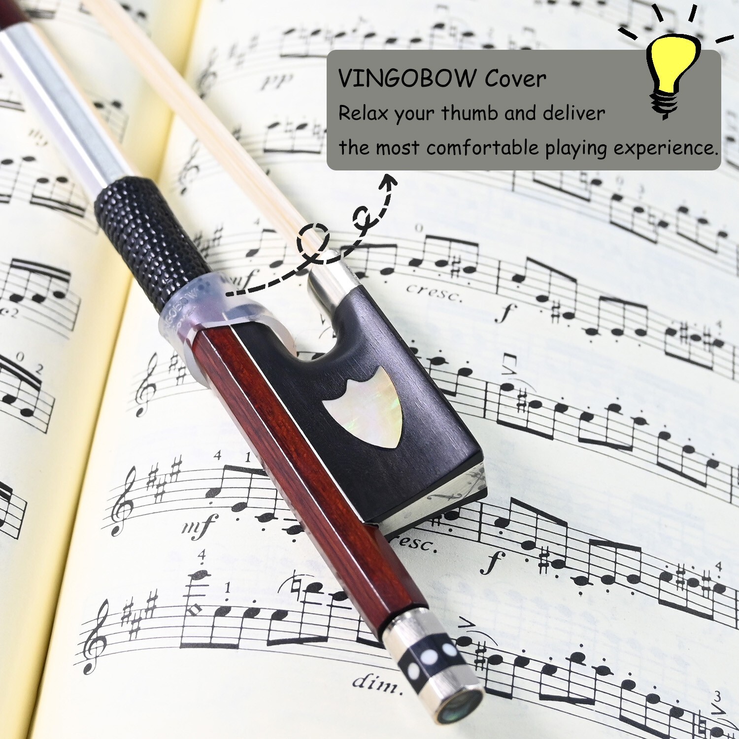 NEW Concert Elegant Pernambuco Violin Bow 430V