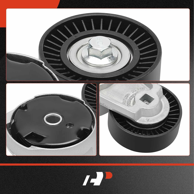 Belt Tensioner Assembly with Pulley Compatible with Chrysler Town & Country 2011