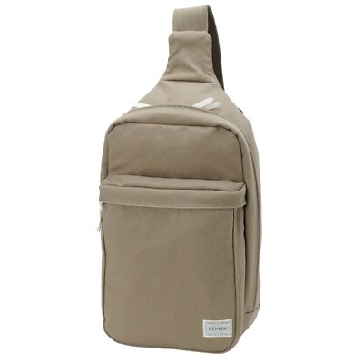 Yoshida Kaban PORTER BEAT SLING SHOULDER BAG Beige 727-04000