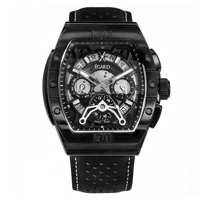 Pre-owned Egard Men's Patriot Stealth Quartz Black Dial Watch - Wch-5075-f0h303