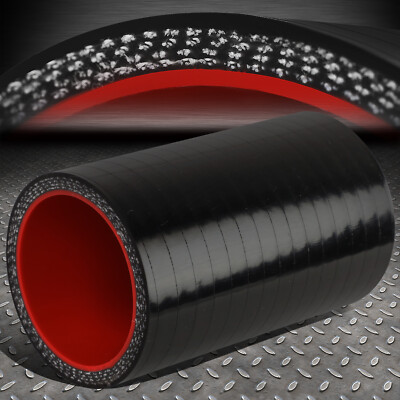 1.5 ПРЯМАЯ МУФТА 3-СЛОЙНЫЙ ЧЕРНЫЙ/КРАСНЫЙ СИЛИКОНОВЫЙ ШЛАНГ TURBO PIPE TUBE CONNECTOR